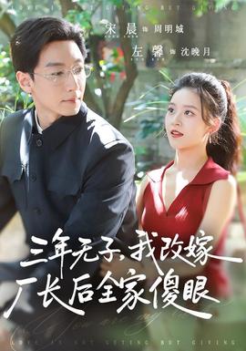 三年无子，我改嫁厂长后全家傻眼了 海报