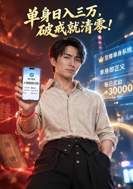 单身日入三万，破戒就清零！ 海报